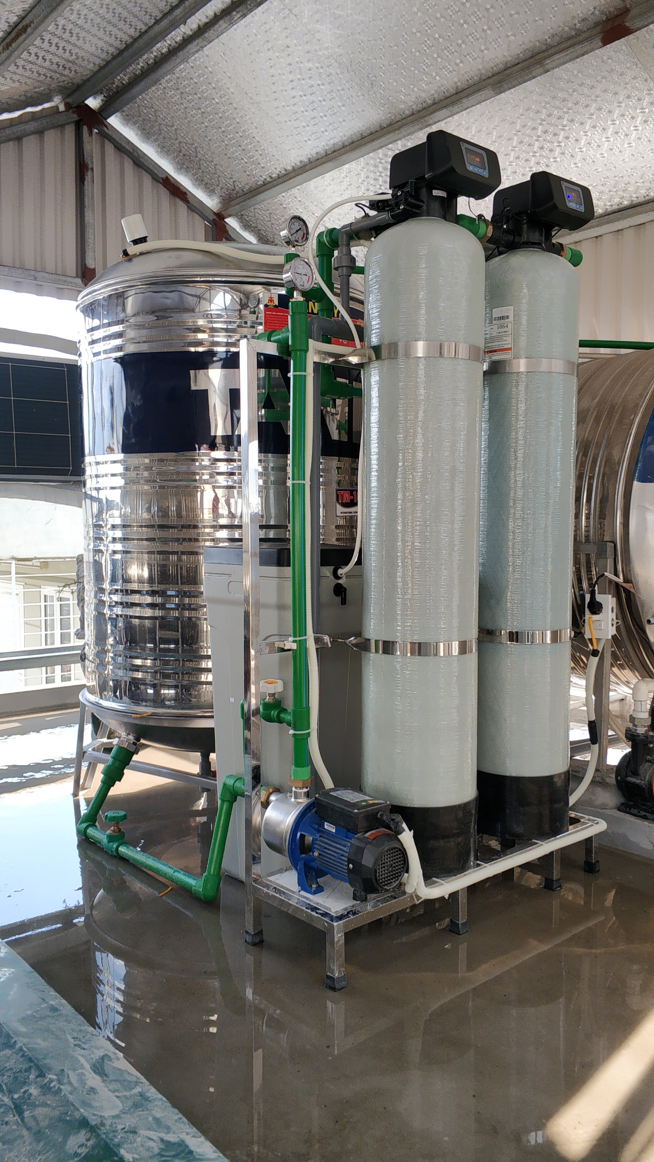 Hệ thống lọc tổng 2 cột tự động